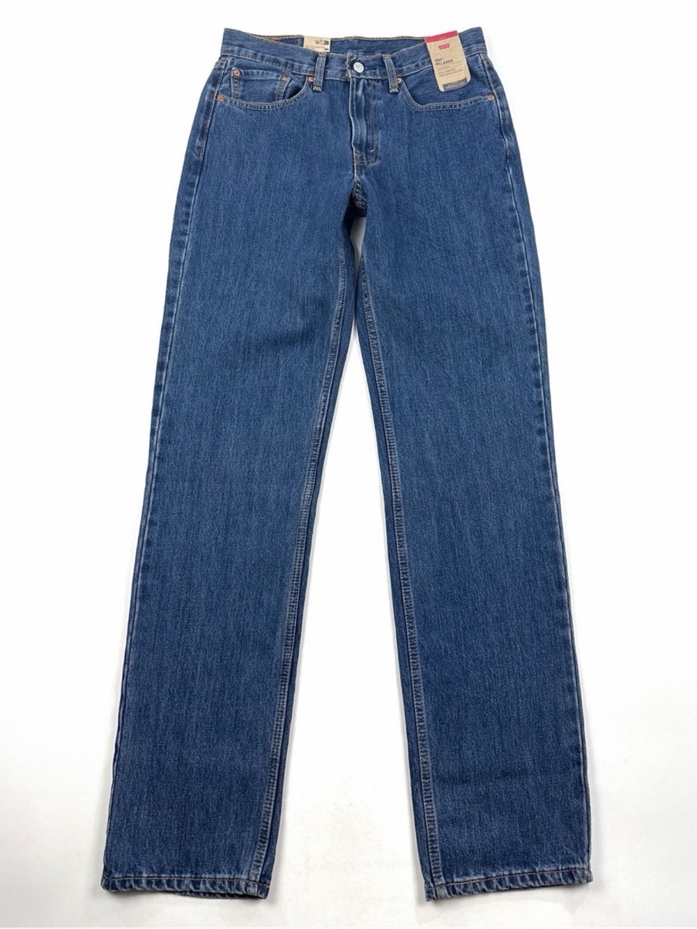 Levis 550 Relaxed Fit Tapered Leg Mens 31x36 Dark Blue Jeans Casual 005504886